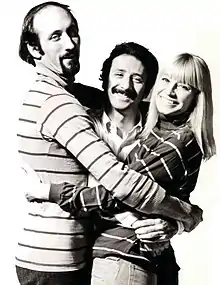 Stookey (left) in the trioPeter, Paul and Mary