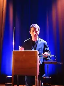 Peter Theremin plays theremin