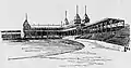 Sketch of the ballpark's interior when it opened