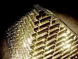 One Pyeong of Golden Bricks (2015)  An artwork reflects housing problem in Hong Kong and Taiwan.