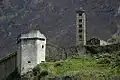 Polygonal tower and church tower