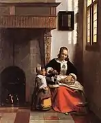 A Woman Peeling Apples, 1663