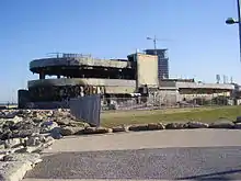Tel Aviv Dolphinarium, demolished in 2018, site of the 2001 Dolphinarium discotheque suicide bombing, in which 21 Israelis, mostly teenagers, were killed
