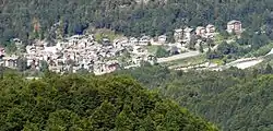 Pila from a nearby hillside