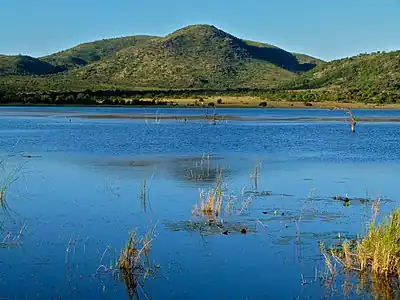 Mankwe Bird Hide at the Mankwe Dam