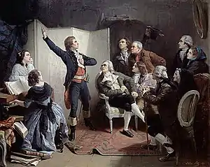 Rouget de L'Isle Singing La Marseillaise, 1849