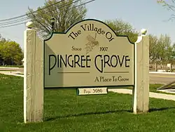 Village sign