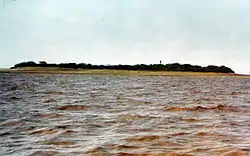 Piram island from the sea