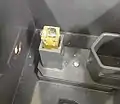 Pointing the clear side of cuvette toward the light source