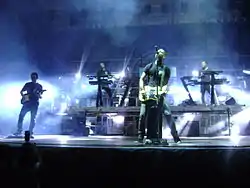 Planet Funk performing for "The Great Shake Tour 2012" in Cassino, Italy