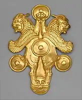 Plaque with horned lion-griffins. The Metropolitan Museum of Art