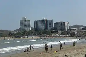 A beach in Playas