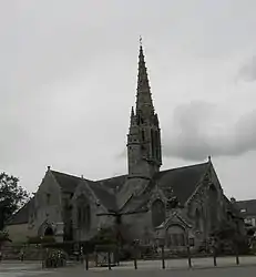The church of Saint-Cuffan, in Pluguffan