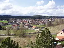 View from the south