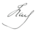 Charles I's signature