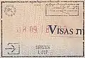 Entry stamp for air travel, issued at Lublin Airport