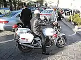 Suzuki police motorcycle