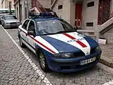 Mitsubishi Carisma (2002) with old livery.