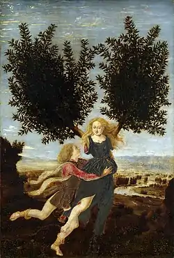 Apollo and Daphneby Pollaiuolo, c.&nbsp;1470–1480 (National Gallery, London)
