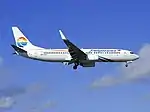 Boeing 737-800 at Sydney Airport in 2003.