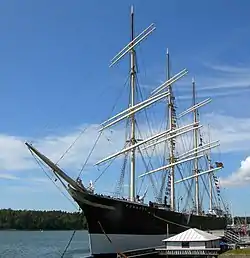 Museum ship Pommern in Mariehamn