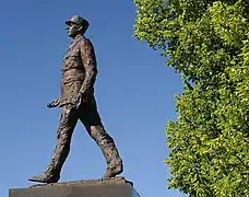 Statue of Charles de Gaulle, on the Champs-Élysées, Paris