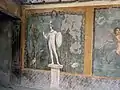 Gorgoneion in Pompeiian wall fresco.