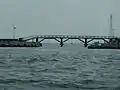 Bridge to the incinerator on Sacca San Biagio