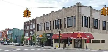 SW corner of Lawrence and Saginaw