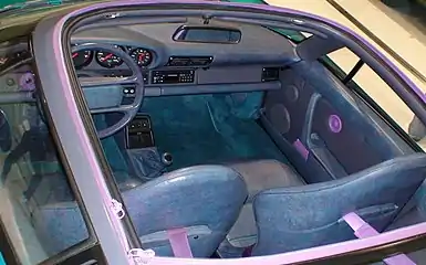 Panamericana interior with top off