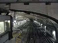 Original station location to the north of current station