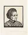 Portrait of a Laren peasant woman named Lysemeut (1916)