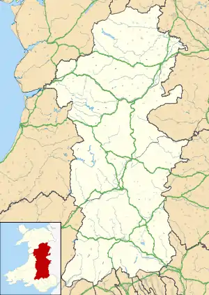 Brecon is located in Powys