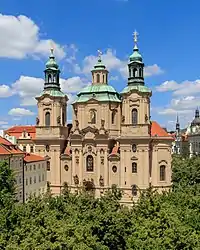 St Nicholas Church. Old Town Square, Prague by Kilian Ignaz Dientzenhofer