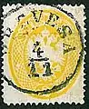 2 soldi, 1863 Lombardy Venice issue, cancelled at Preveza, Rare.