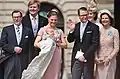 Queen Silvia wearing the Grand Bernadotte pearl necklace