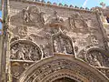 Principal facade of Santa María la Real Church.