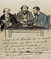 Illustrated letter: Maurits the Diamond Dealer (detail), 1900