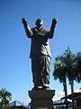 Basdeo Bissoondoyal statue, erected in 2002