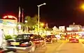 A protaras street at night