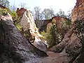 View from the canyon floor