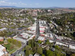Aerial view of Pullman from the west