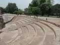 Remains of large outer walls