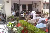 Pushkar Gupteshwar Bhajan Mandali singing Bavji's bhajans]