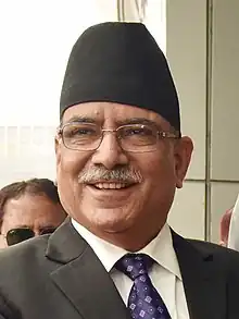 &nbsp;&nbsp;&nbsp;Federal Democratic Republic of NepalPushpa Kamal DahalPrime Minister of Nepal
