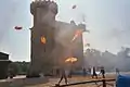 Medieval show at Puy du Fou themepark.