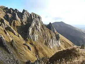 Puy de Sancy (1,886&nbsp;m; 6,188&nbsp;ft)