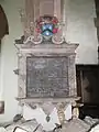 Margaret's memorial to Francis, installed after his death in 1614.