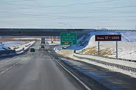 Autoroute 30 interchange with Route 236.