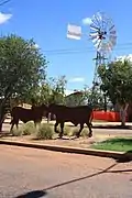 Quilpie public art in the main street
